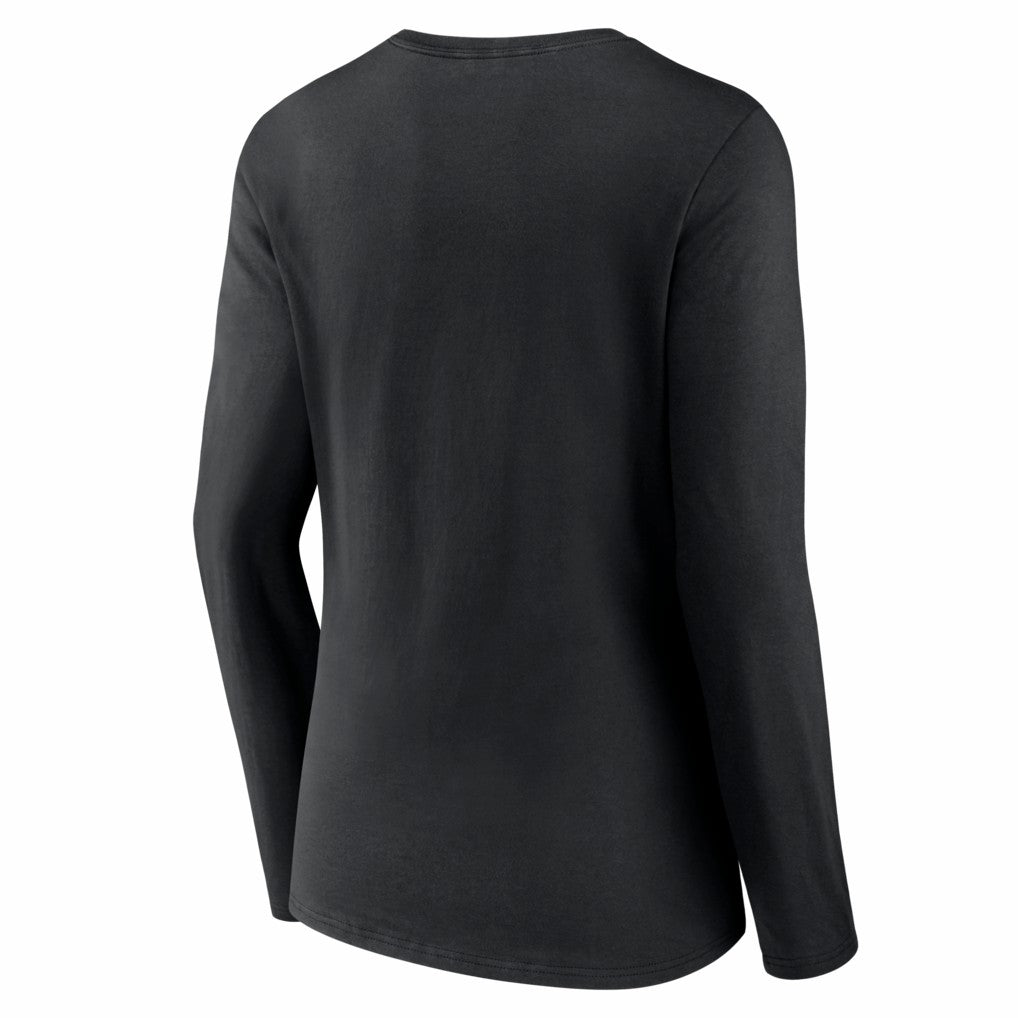 Arizona Cardinals Women's Hustle Long Sleeve V-Neck T-Shirt - Black for sale