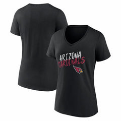 Arizona Cardinals Women's Hustle V-Neck T-Shirt - Black cheap