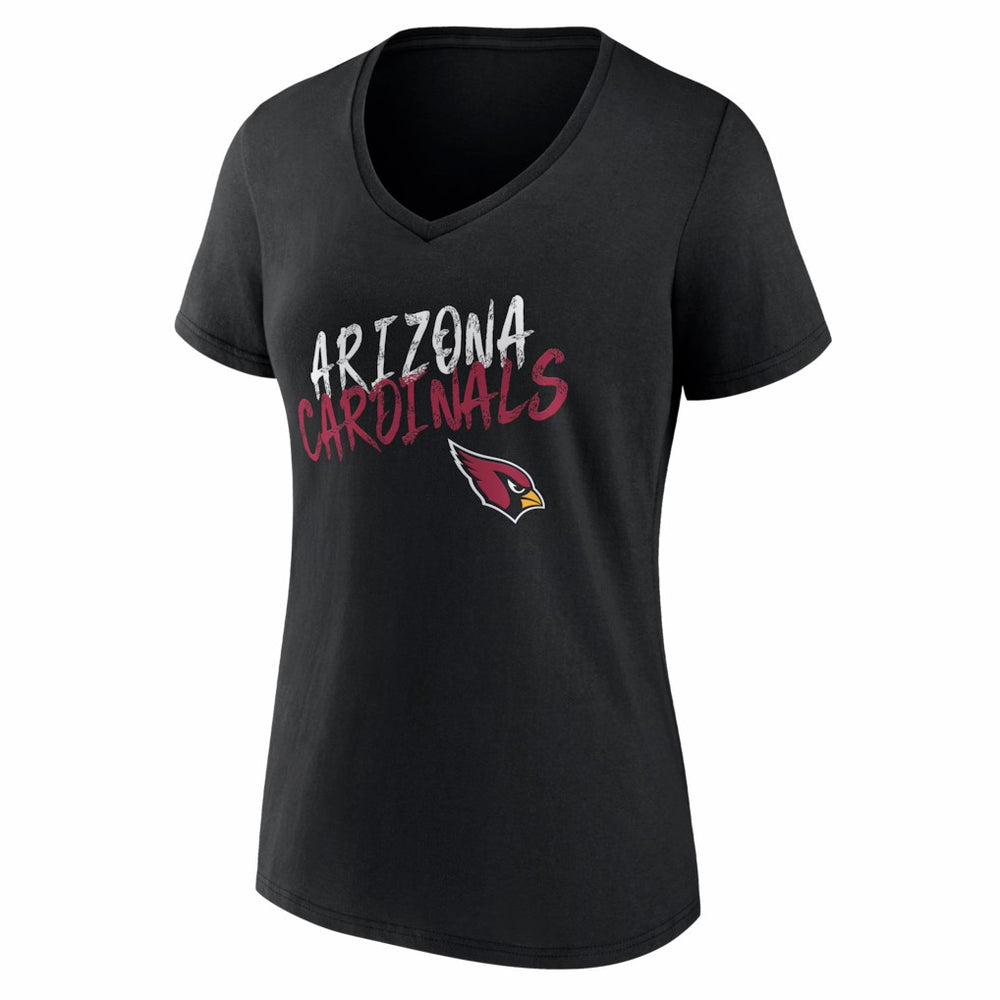 Arizona Cardinals Women's Hustle V-Neck T-Shirt - Black cheap