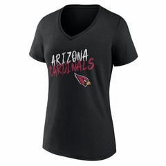 Arizona Cardinals Women's Hustle V-Neck T-Shirt - Black cheap
