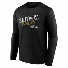 Baltimore Ravens Hustle Long Sleeve T-Shirt - Black cheap