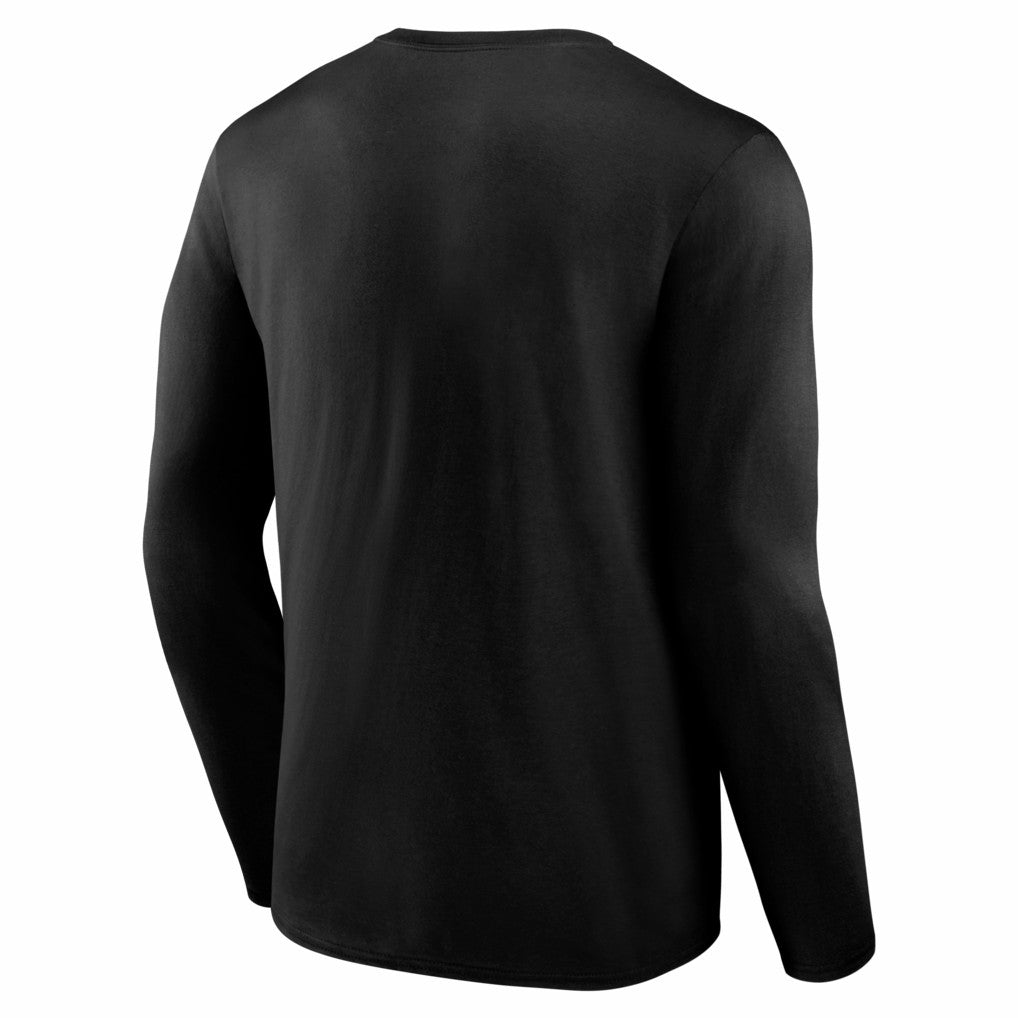 Carolina Panthers Hustle Long Sleeve T-Shirt - Black discount