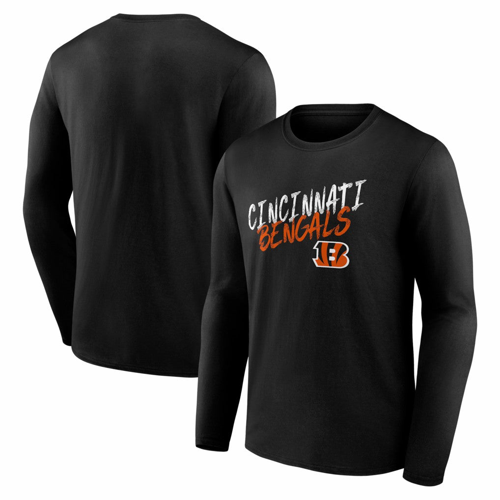 Cincinnati Bengals Hustle Long Sleeve T-Shirt - Black online