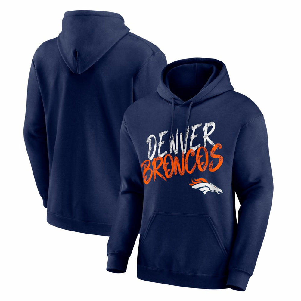 Denver Broncos Hustle Hoodie - Navy outlet