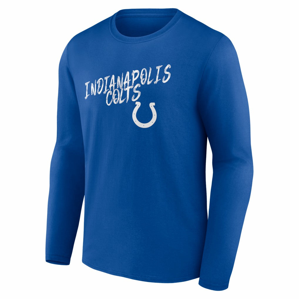 Indianapolis Colts Hustle Long Sleeve T-Shirt - Royal cheap