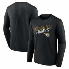Jacksonville Jaguars Hustle Long Sleeve T-Shirt - Black discount