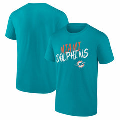 Miami Dolphins Hustle T-Shirt - Aqua on sale