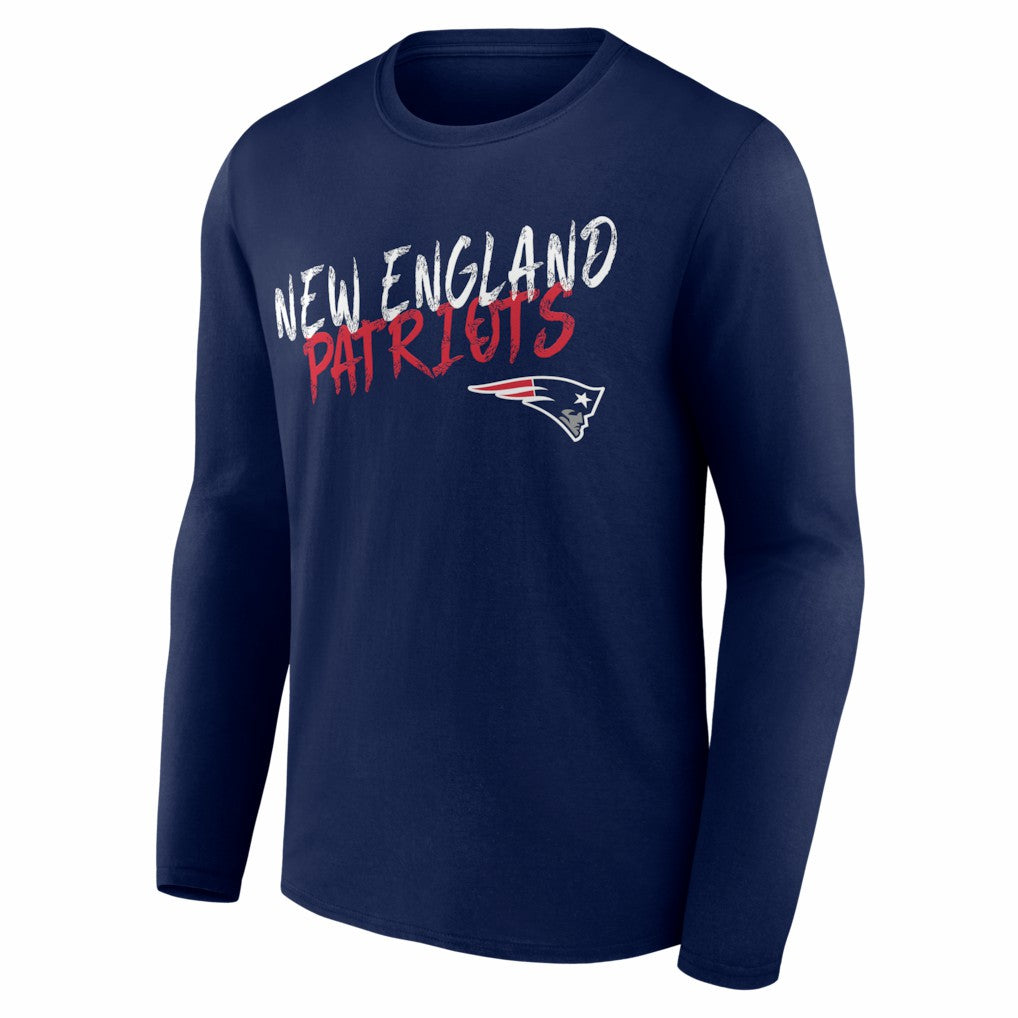 New England Patriots Hustle Long Sleeve T-Shirt - Navy outlet