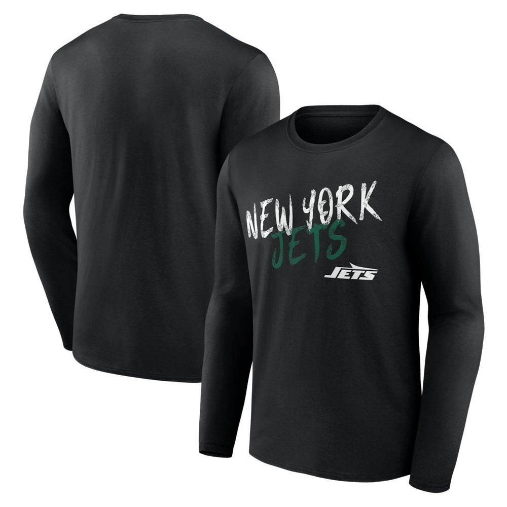 New York Jets Hustle Long Sleeve T-Shirt - Black discount