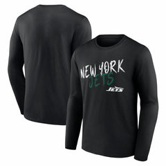 New York Jets Hustle Long Sleeve T-Shirt - Black discount