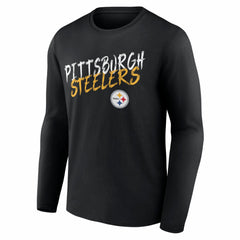 Pittsburgh Steelers Hustle Long Sleeve T-Shirt - Black outlet