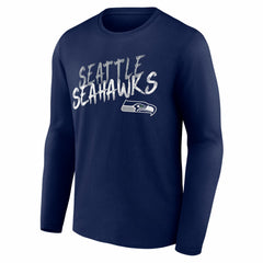 Seattle Seahawks Hustle Long Sleeve T-Shirt - College Navy outlet