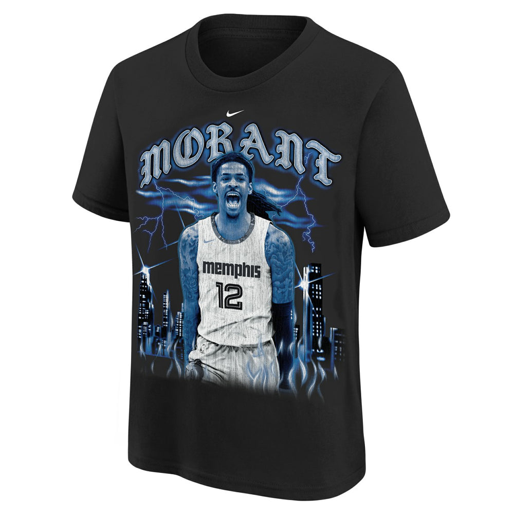 Ja Morant Memphis Grizzlies Youth City Edition Player T-Shirt - Black | Nike discount