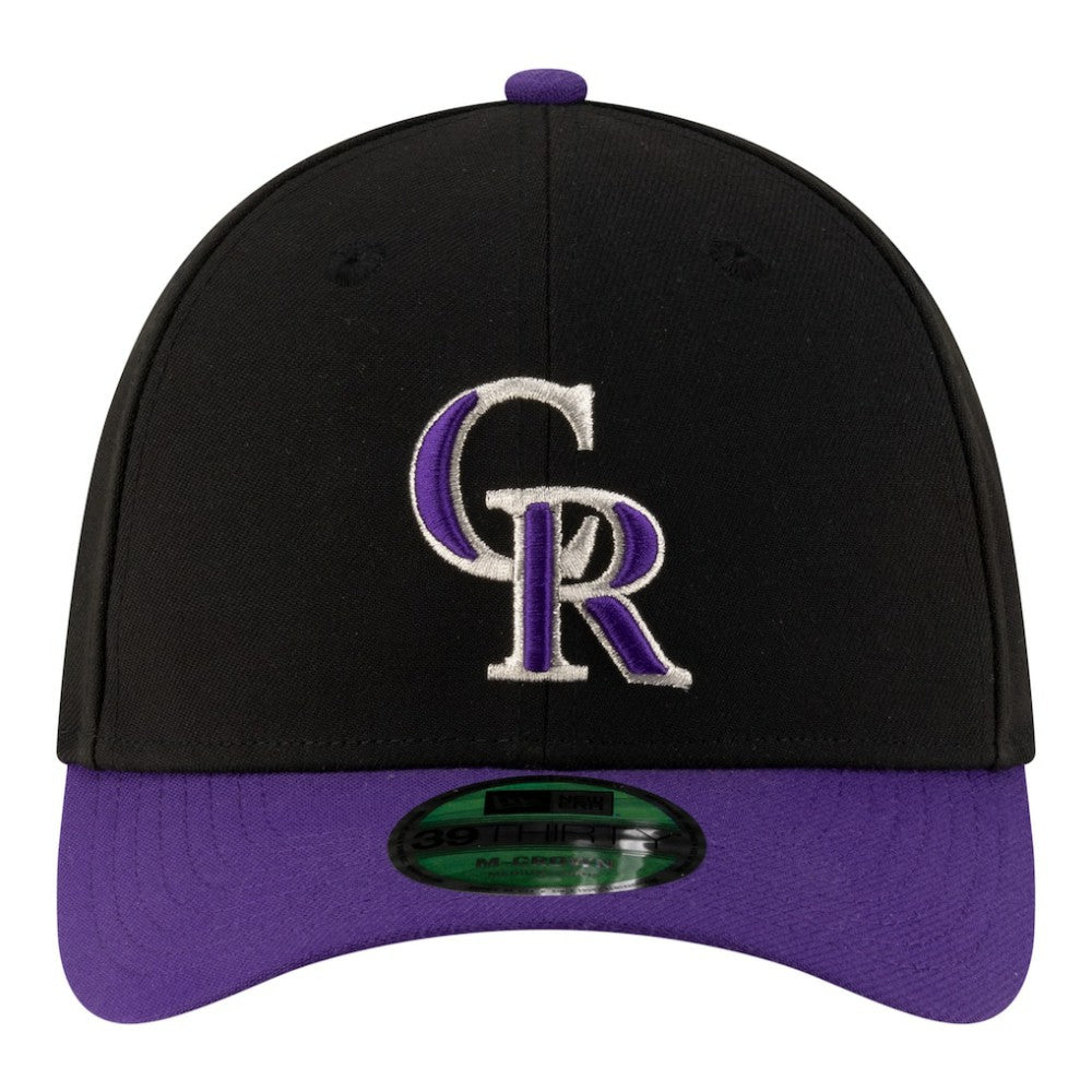 Colorado Rockies Alternate Player Replica 39THIRTY M-Crown Flex Hat - Black | New Era