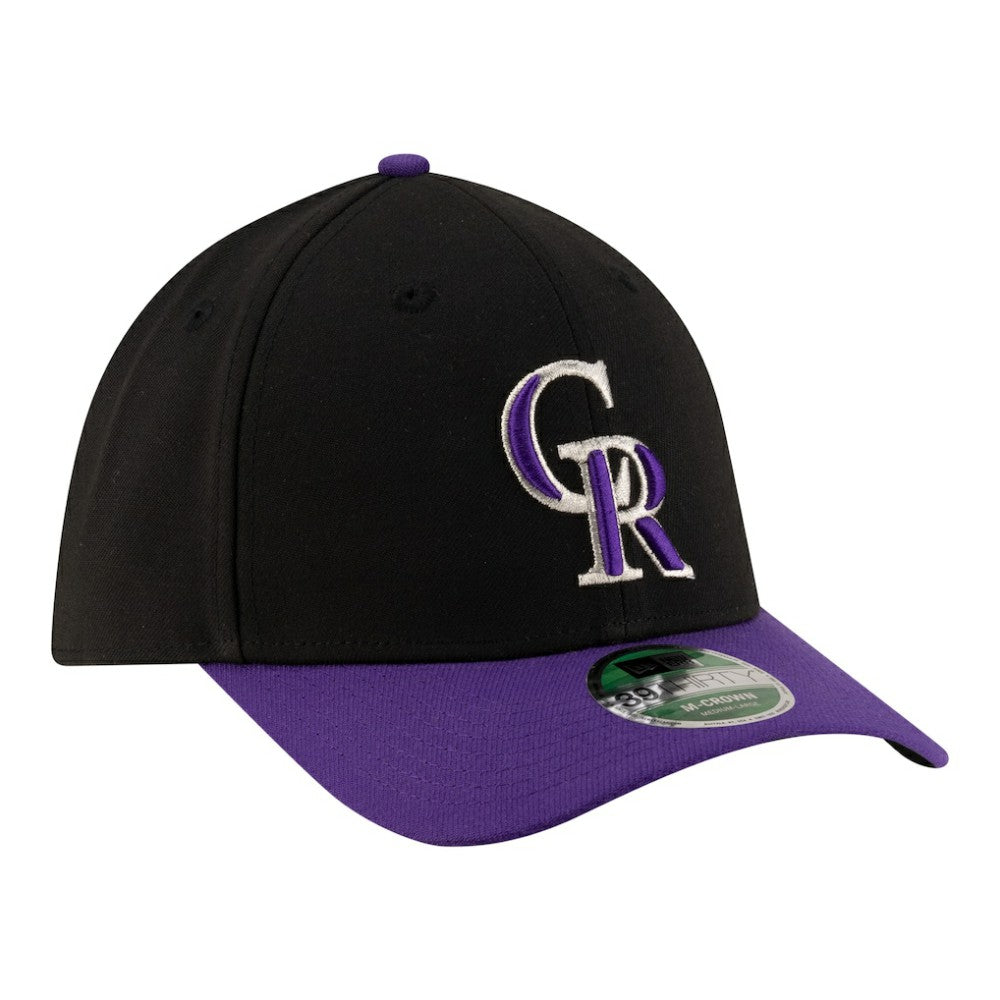 Colorado Rockies Alternate Player Replica 39THIRTY M-Crown Flex Hat - Black | New Era