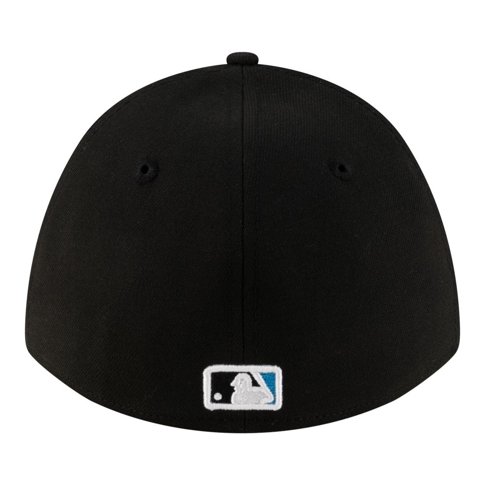 Miami Marlins Player Replica 39THIRTY M-Crown Flex Hat - Black | New Era