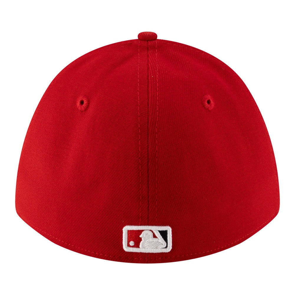 Los Angeles Angels Player Replica 39THIRTY M-Crown Flex Hat - Red | New Era
