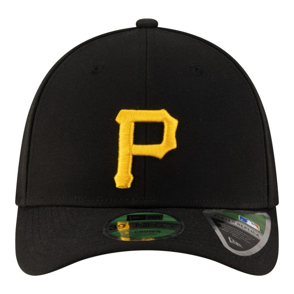 Pittsburgh Pirates Player Replica 39THIRTY M-Crown Flex Hat - Black | New Era