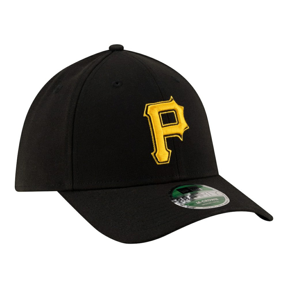 Pittsburgh Pirates Alternate Player Replica 39THIRTY M-Crown Flex Hat - Black | New Era