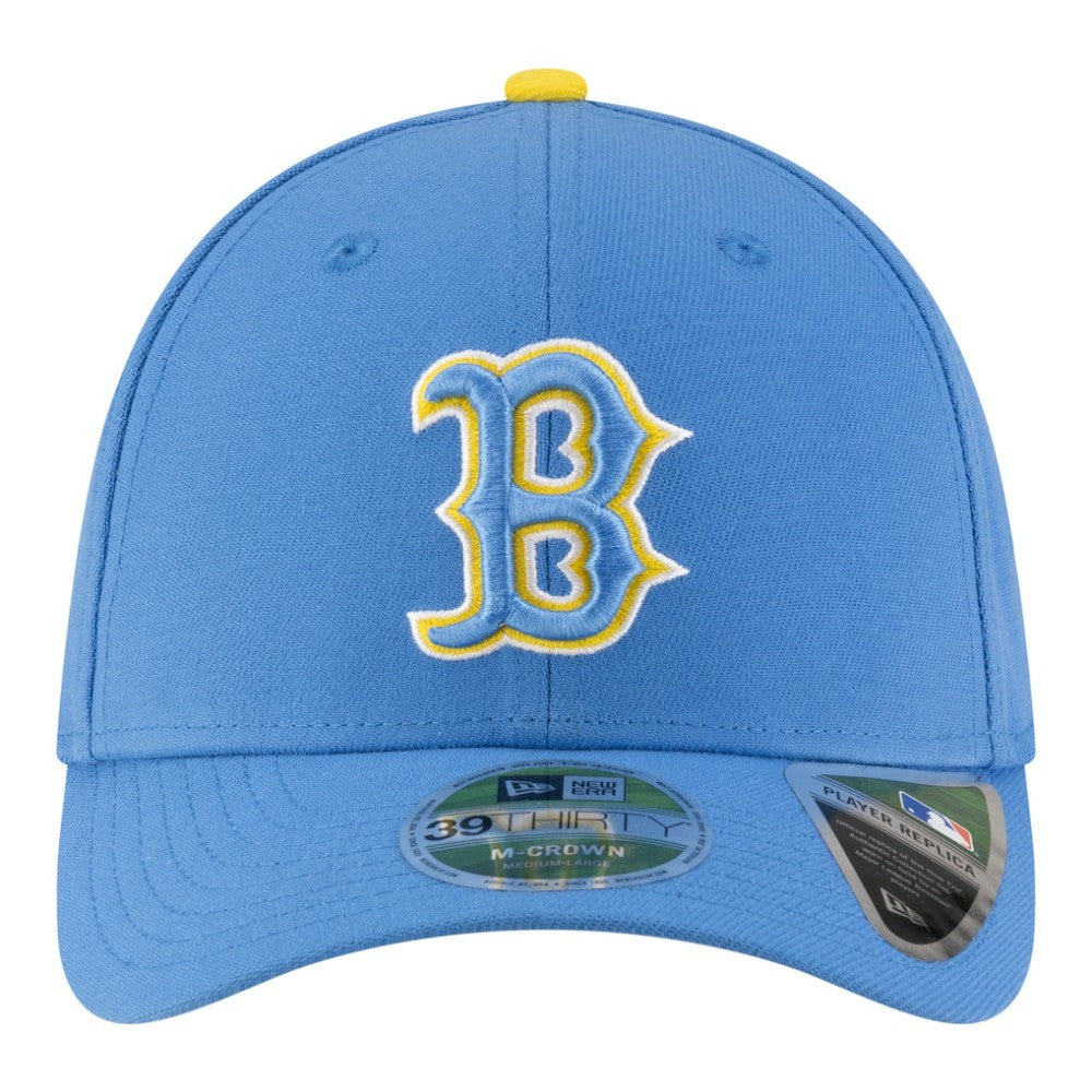 Boston Red Sox Player Replica 39THIRTY M-Crown Flex Hat - Light Blue | New Era