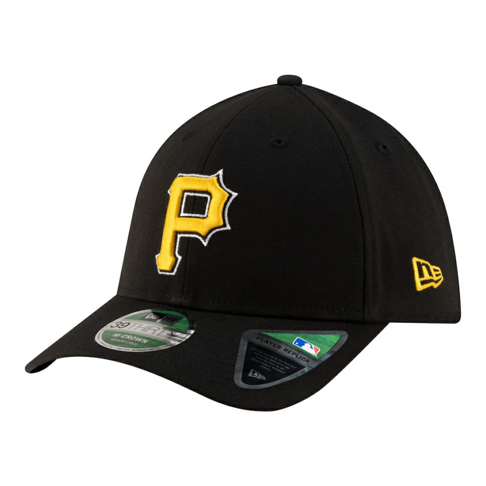 Pittsburgh Pirates Alternate Player Replica 39THIRTY M-Crown Flex Hat - Black | New Era