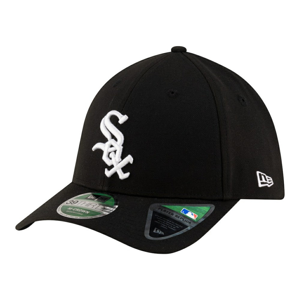 Chicago White Sox Player Replica 39THIRTY M-Crown Flex Hat - Black | New Era