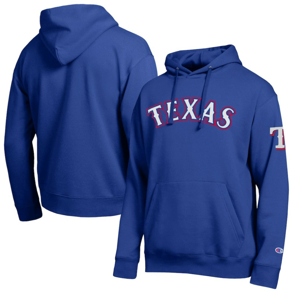 Texas Rangers Champion All Star Wordmark Hoodie - Royal