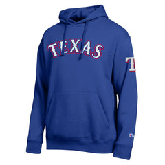 Texas Rangers Champion All Star Wordmark Hoodie - Royal