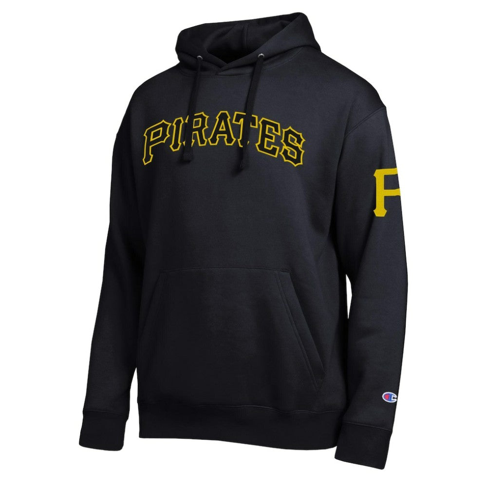 Pittsburgh Pirates Champion All Star Wordmark Hoodie - Black