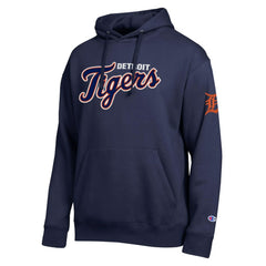 Detroit Tigers Champion All Star Wordmark Hoodie - Navy