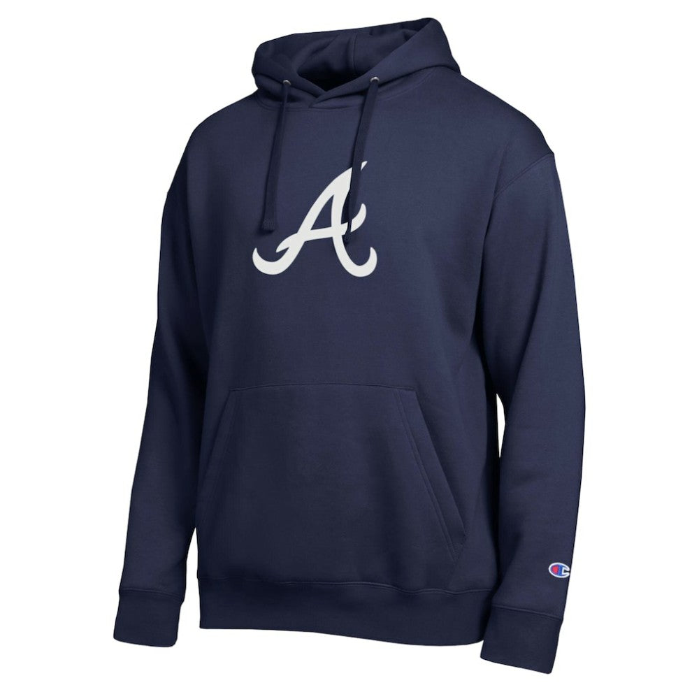 Atlanta Braves Champion All Star Embroidered Logo Hoodie - Navy
