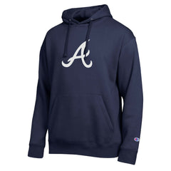 Atlanta Braves Champion All Star Embroidered Logo Hoodie - Navy