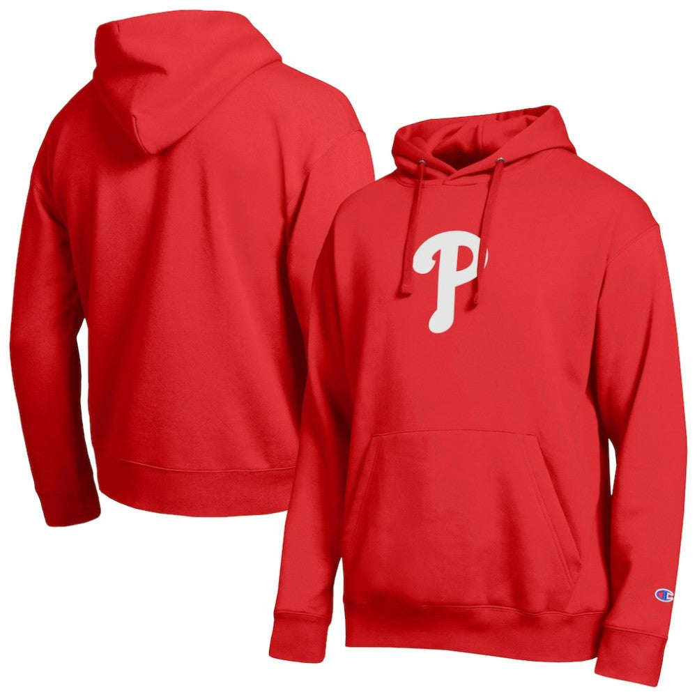 Philadelphia Phillies Champion All Star Embroidered Logo Hoodie - Red