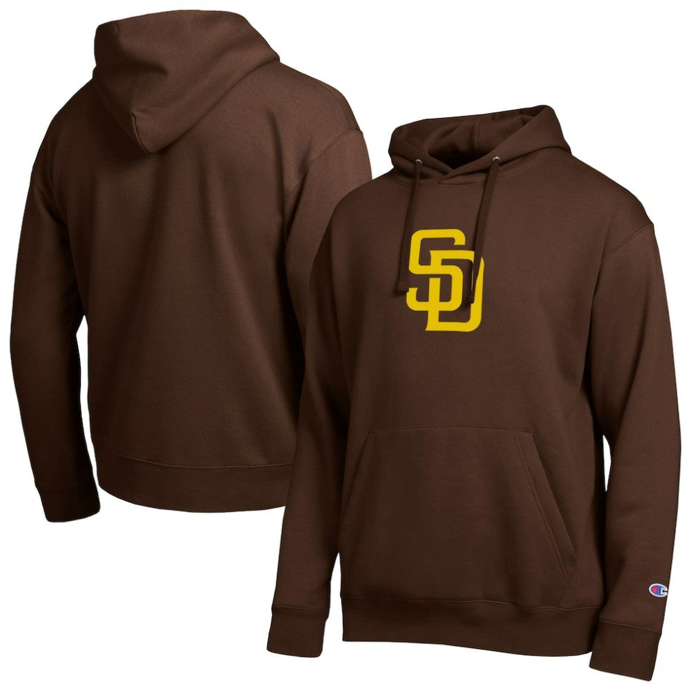 San Diego Padres Champion All Star Embroidered Logo Hoodie - Brown
