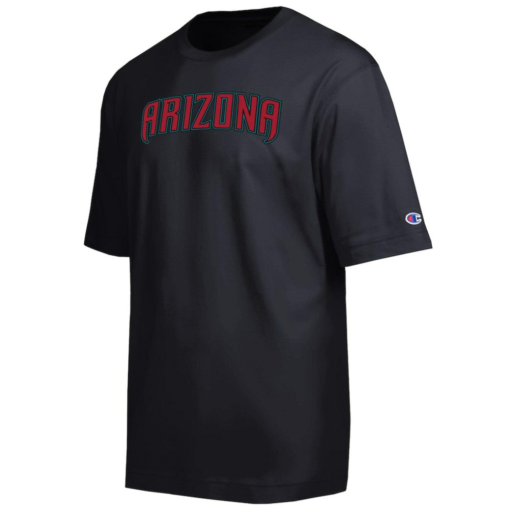 Arizona Diamondbacks Champion All Star Chenille Wordmark T-Shirt - Black