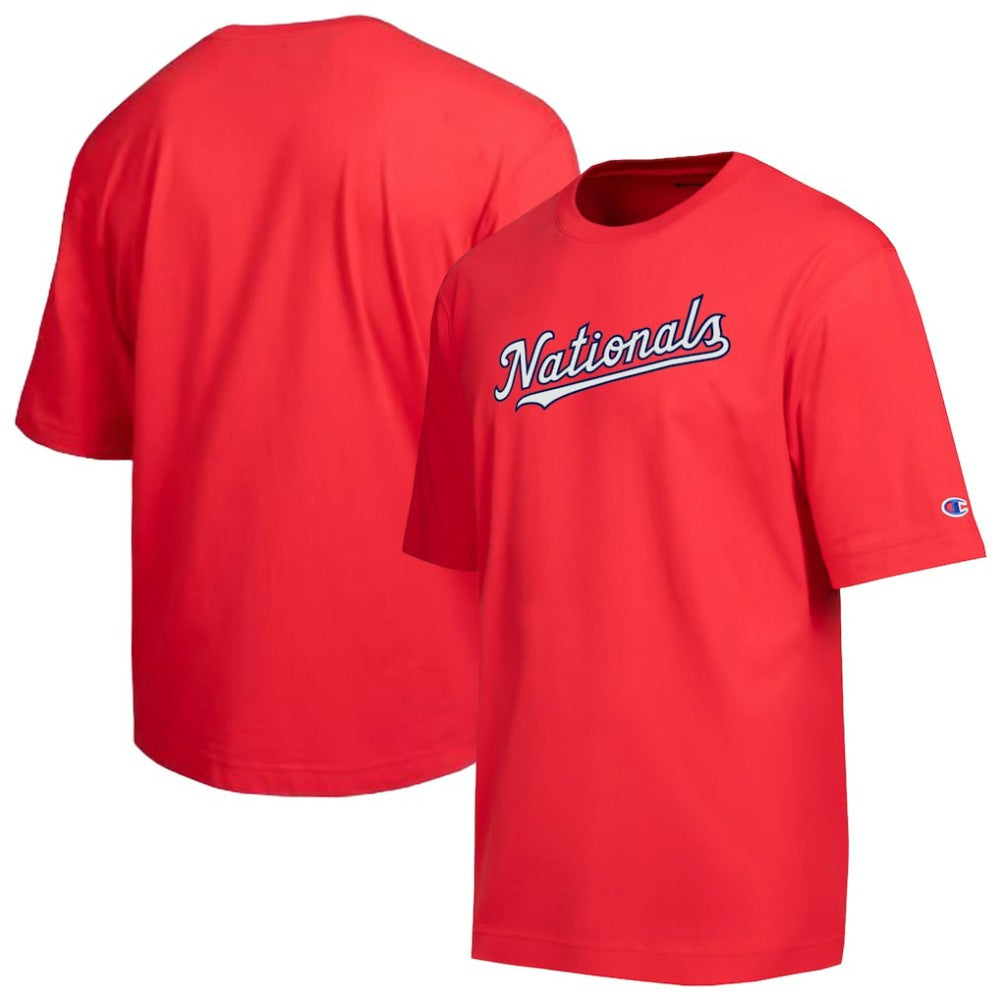 Washington Nationals Champion All Star Chenille Wordmark T-Shirt - Red
