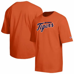 Detroit Tigers Champion All Star Chenille Wordmark T-Shirt - Orange