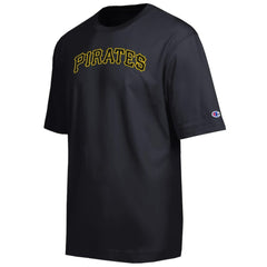 Pittsburgh Pirates Champion All Star Chenille Wordmark T-Shirt - Black