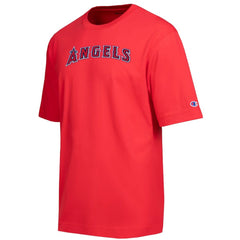 Los Angeles Angels Champion All Star Chenille Wordmark T-Shirt - Red