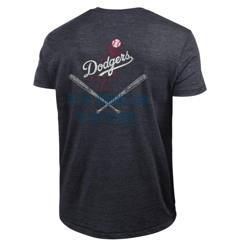 Los Angeles Dodgers Champion Tri-Blend T-Shirt - Heather Black