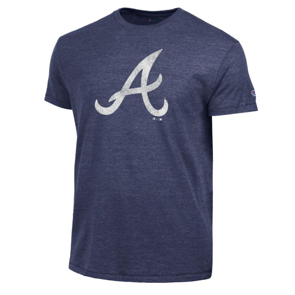 Atlanta Braves Champion Tri-Blend T-Shirt - Navy