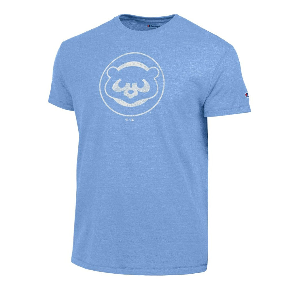 Chicago Cubs Champion Tri-Blend T-Shirt - Light Blue