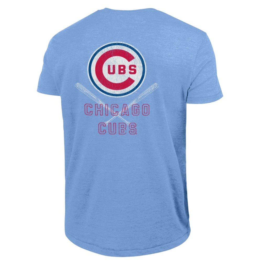 Chicago Cubs Champion Tri-Blend T-Shirt - Light Blue
