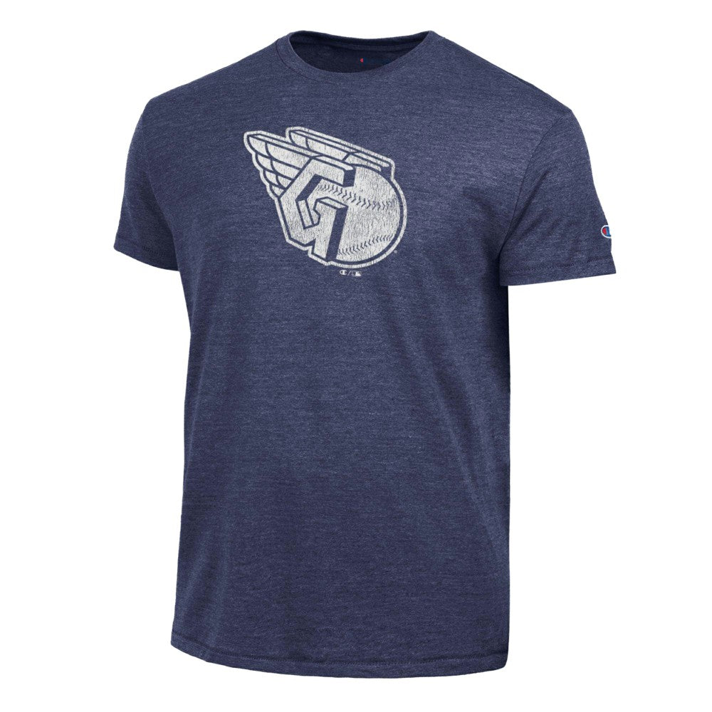 Cleveland Guardians Champion Tri-Blend T-Shirt - Navy