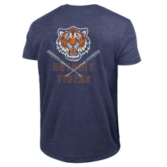 Detroit Tigers Champion Tri-Blend T-Shirt - Navy