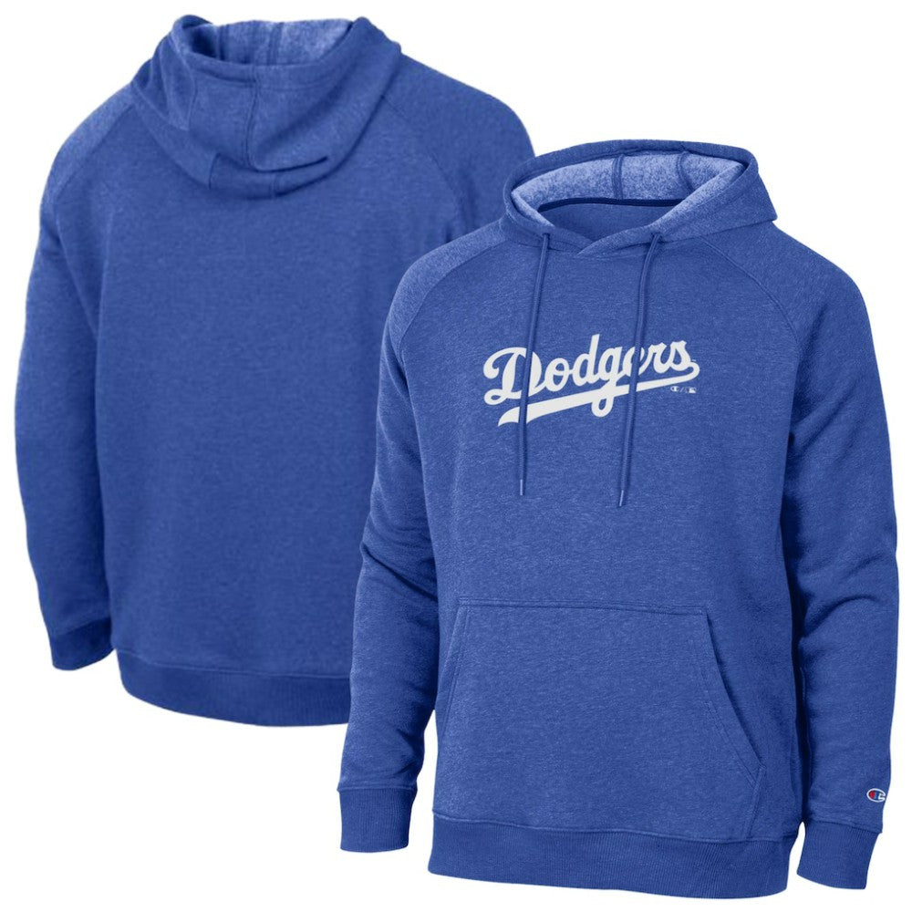 Los Angeles Dodgers Champion Triumph Tri-Blend Raglan Hoodie - Royal