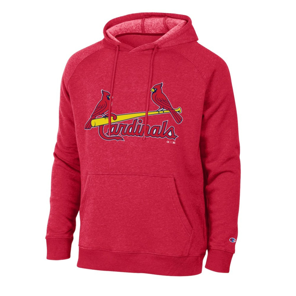 St. Louis Cardinals Champion Triumph Tri-Blend Raglan Hoodie - Red