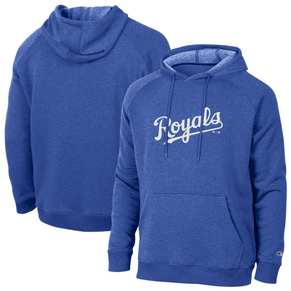 Kansas City Royals Champion Triumph Tri-Blend Raglan Hoodie - Royal