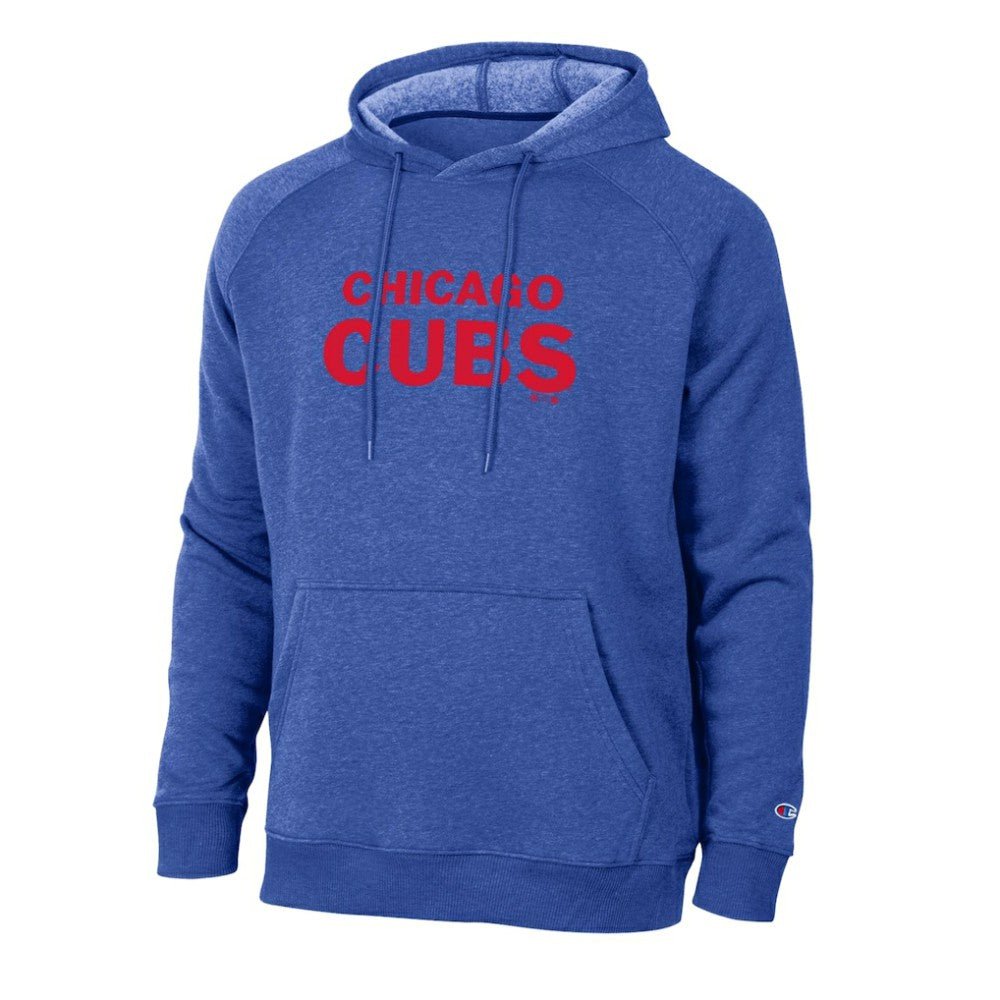 Chicago Cubs Champion Triumph Tri-Blend Raglan Hoodie - Royal