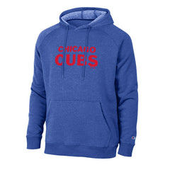 Chicago Cubs Champion Triumph Tri-Blend Raglan Hoodie - Royal